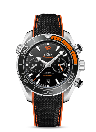 Omega Seamaster Planet Ocean 600M Co-Axial 45.5 Master Chronometer Chronograph Stainless Steel / Orange / Rubber